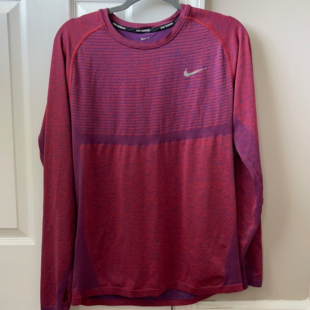 Nike drifit knit Long sleeve running shirt